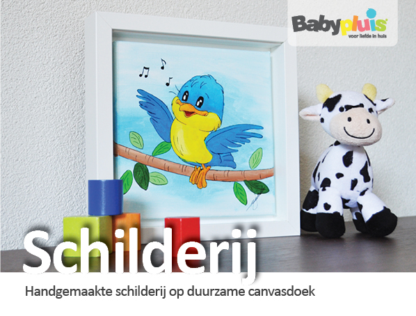 Schilderij babykamer, schilderij kinderkamer, babykamer schilderij, schilderijtjes babykamer, kinderkamer schilderij, kraamkado schilderij, babykamer decoratie